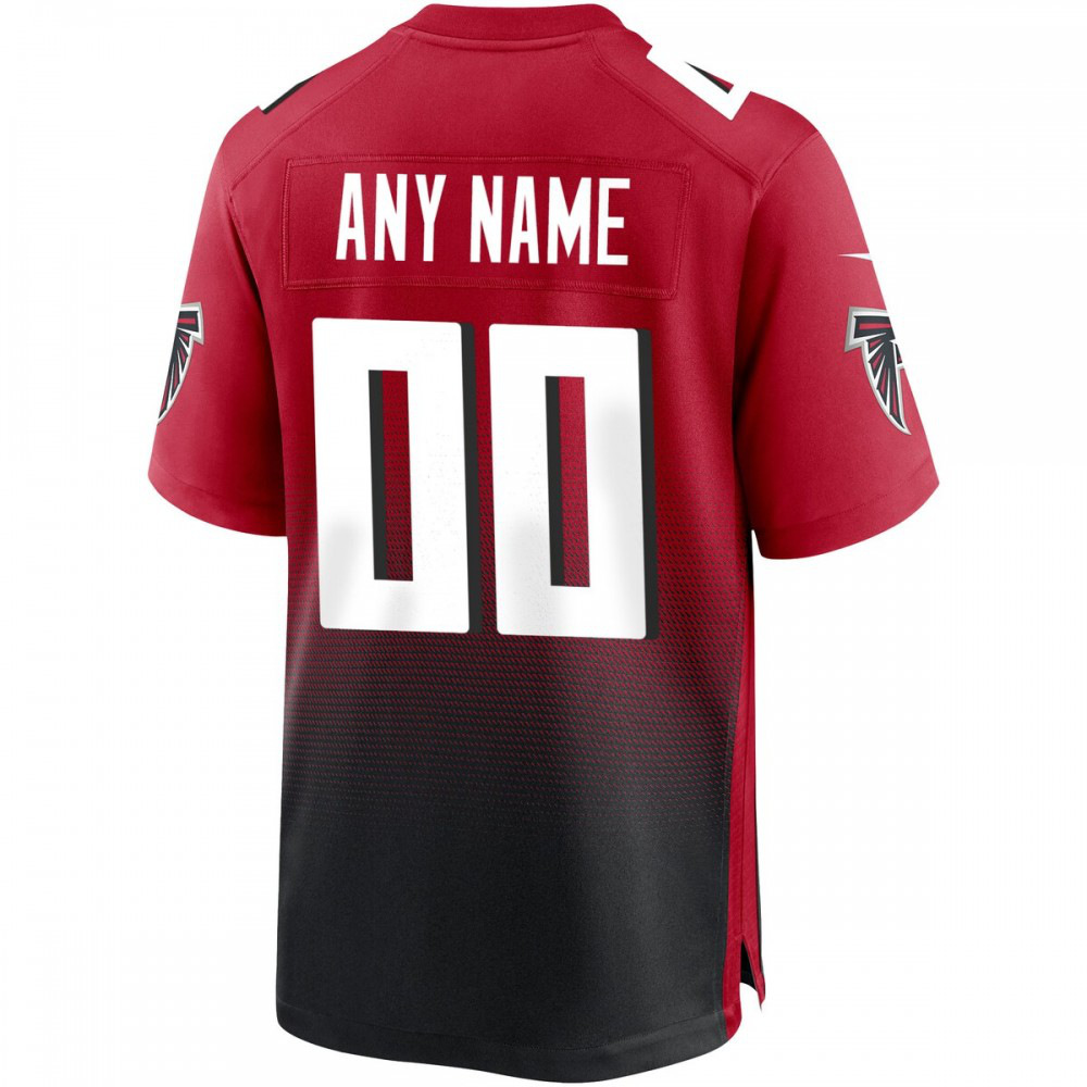 Atlanta Falcons Nike Alternate Custom Game Jersey - Red-GridironStore